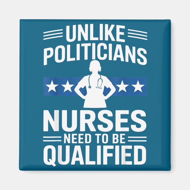 Unlike Liticians Nurses Need To Be Qualified Sarca Magnet (Front)