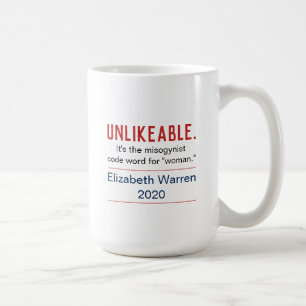 Unlikeable Woman Pro-Elizabeth Warren 2020 Coffee Mug