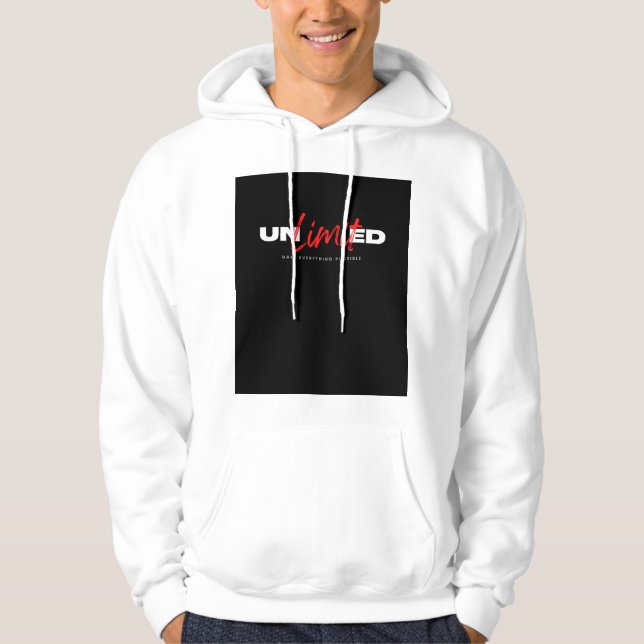 unlimited t-shirt hoodie (Front)