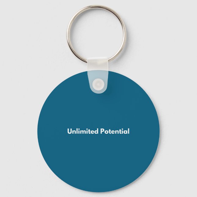 Unlimited Tential Insrational Motivational Everyda Key Ring (Front)