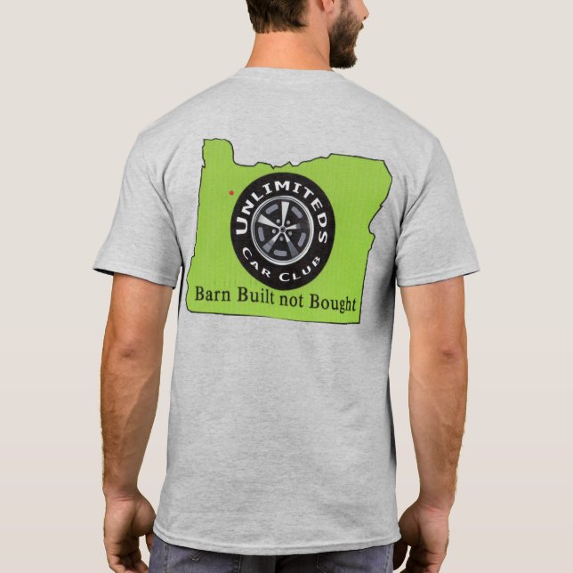 Unlimiteds T-Shirt state outline (Back)