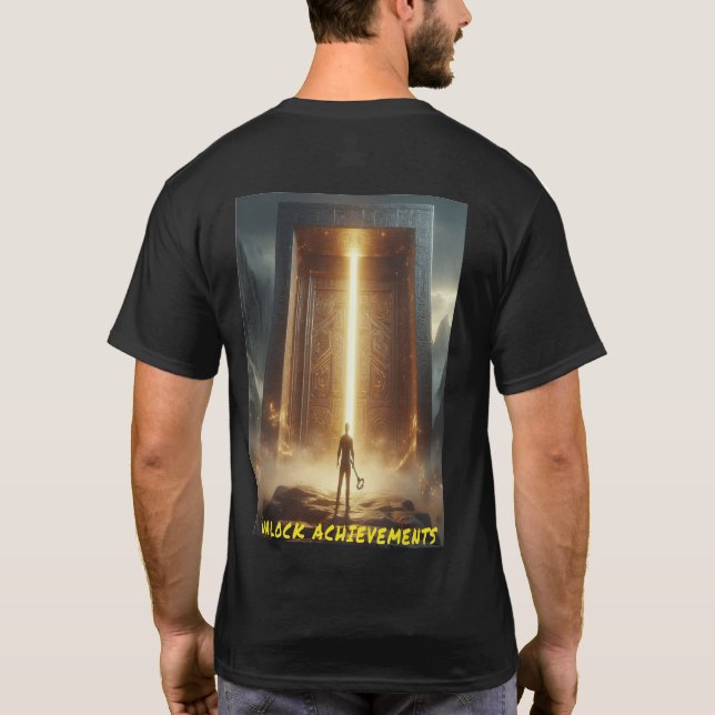 Unlock achievements T-Shirt (Back)