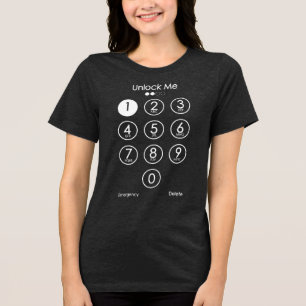 Unlock Me - Funny Geek Tech Tri-Blend Shirt