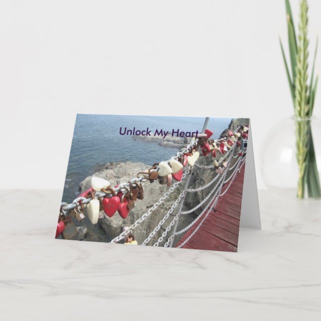 Unlock My Heart Card (Front)