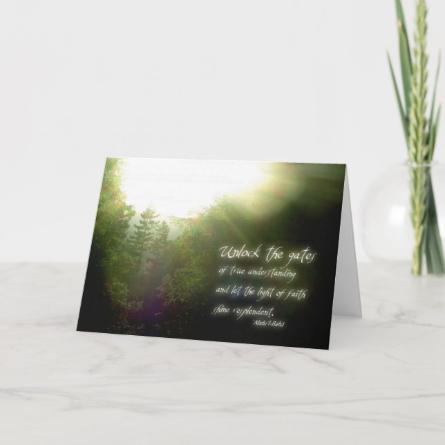 Unlock the gates - Bosch light Card (Front)