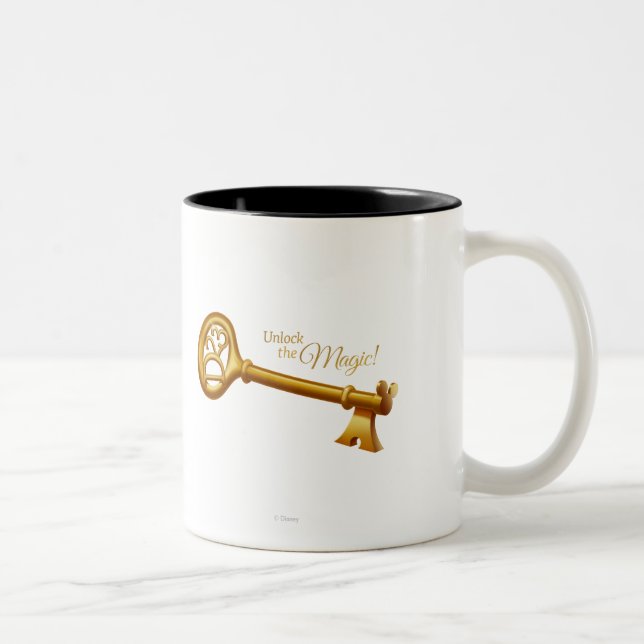 Unlock the Magic Key Two-Tone Coffee Mug (Right)
