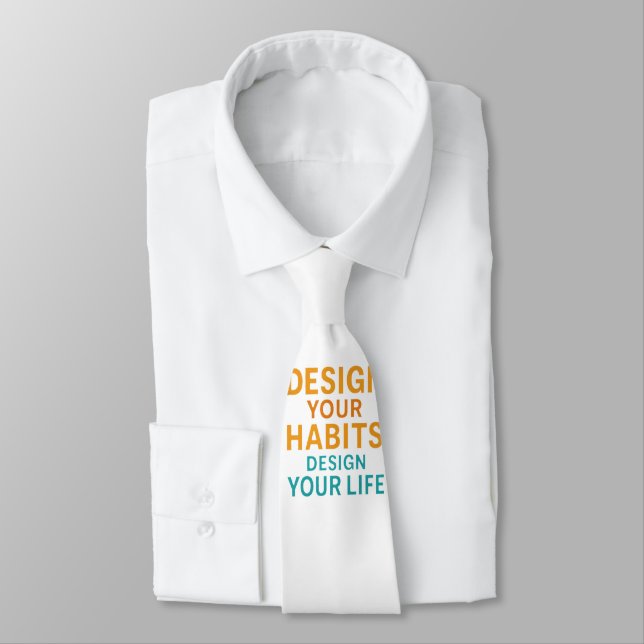 Unlock the Power Within – Motivational Mindset Tie (Tied)