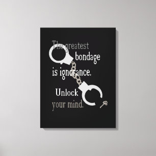 Unlock Your Mind Wrapped Canvas