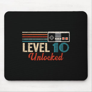 Unlocked Level 10 Birthday Boy Video Game Controll Mouse Mat