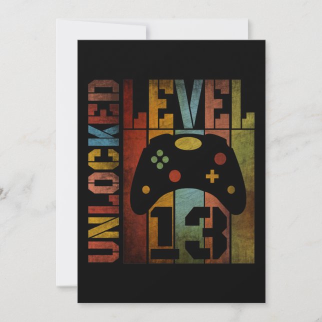 UNLOCKED LEVEL 13 INVITATION (Front)