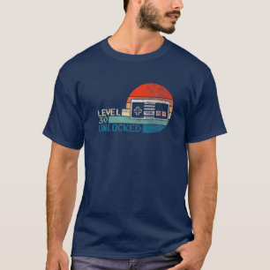 Unlocked Level 30 Birthday Boy Video Game Controll T-Shirt