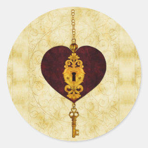 Unlocked Love Valentine Stickers