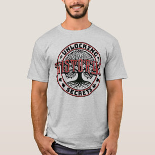 Unlocking History's Secrets Genealogy Tree Of Life T-Shirt
