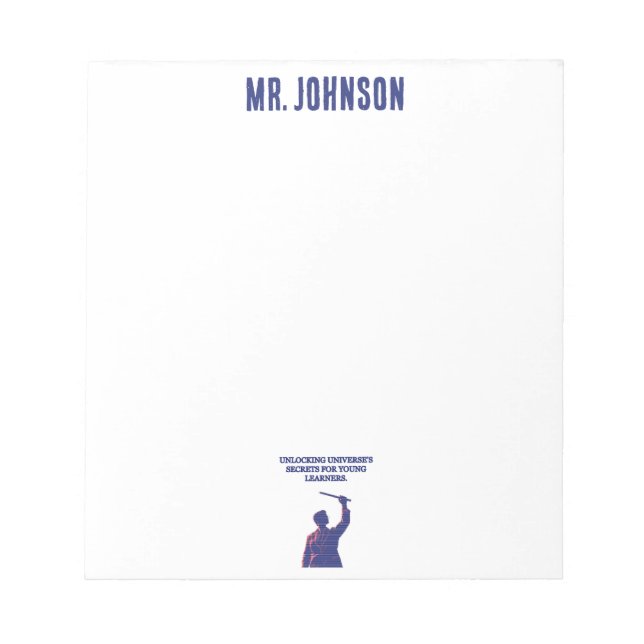 Unlocking Universe Secrets Young Learners Science Notepad (Front)