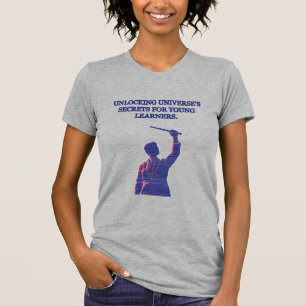 Unlocking Universe Secrets Young Learners Science T-Shirt
