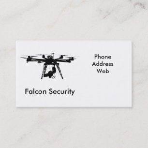 Unmanned Aerial Vehicles or Drones Business Card