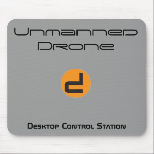 Unmanned Drone Desktop Control Station Mouse Mat