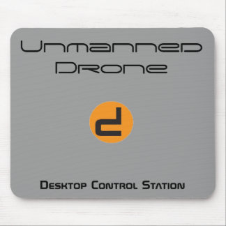 Unmanned Drone Desktop Control Station Mouse Mat