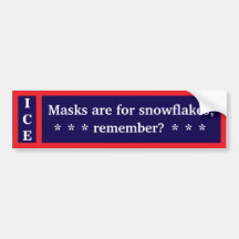 Unmask Ice Bumper Sticker