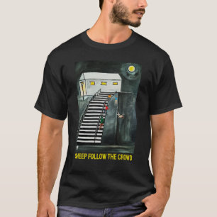 Unnecessary Steps Painting by Alfred Fox T-Shirt