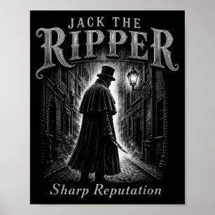 Unny Jack The Ripper Sharp Reputation Gothic Poster