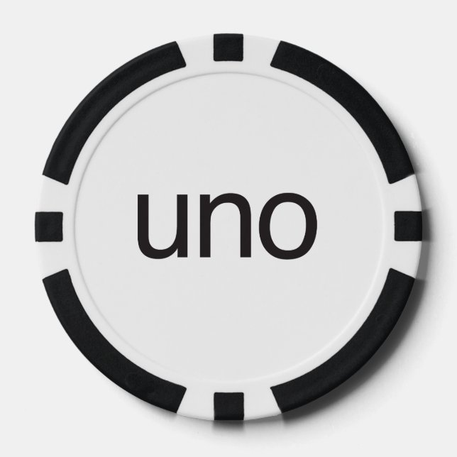 uno.ai poker chips (Front)