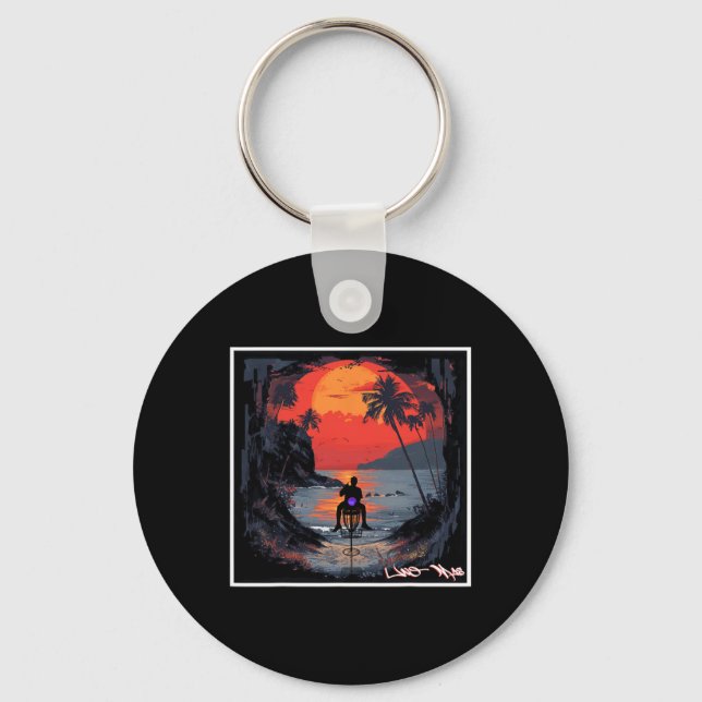 Uno Mas - Disc Golf  Key Ring (Front)