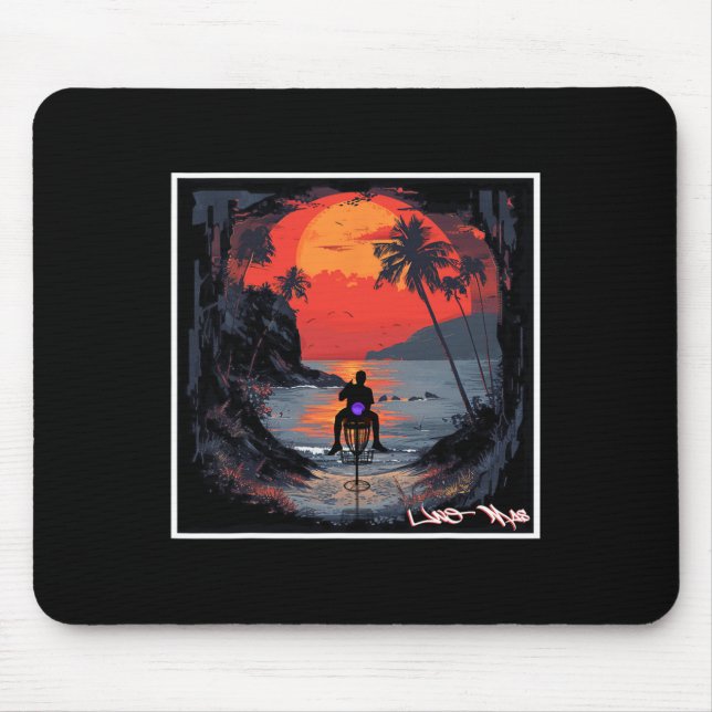Uno Mas - Disc Golf  Mouse Mat (Front)