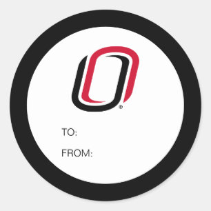 UNO Mavericks Graduate Classic Round Sticker