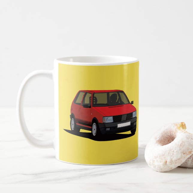 Uno Mille Turbo i.e. - two images Coffee Mug (With Donut)