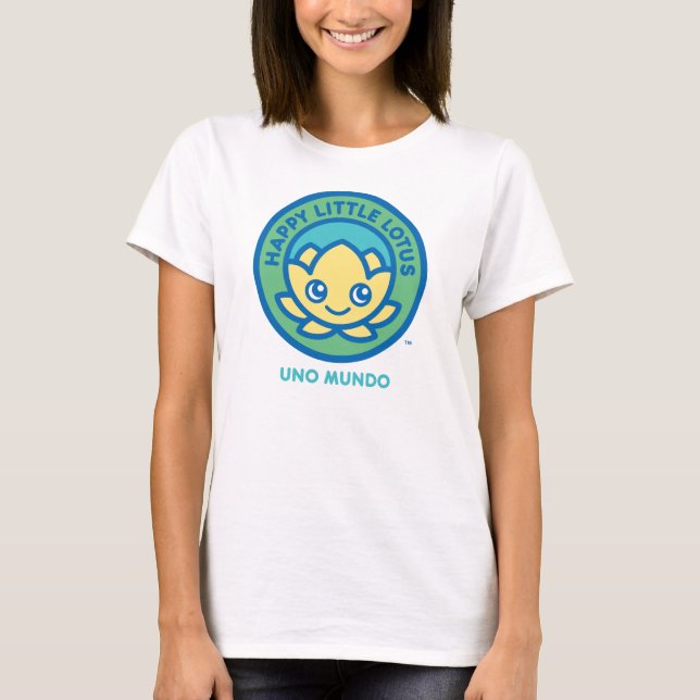 UNO MUNDO T-Shirt, Happy Little Lotus HLL_06 T-Shirt (Front)