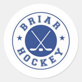 UNOFFICIAL Briar U Hockey | Off Campus  Classic Round Sticker
