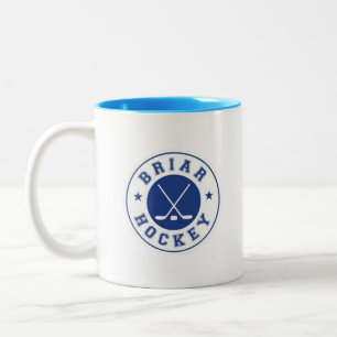 UNOFFICIAL Briar U Hockey Off Campus Two-Tone Coffee Mug
