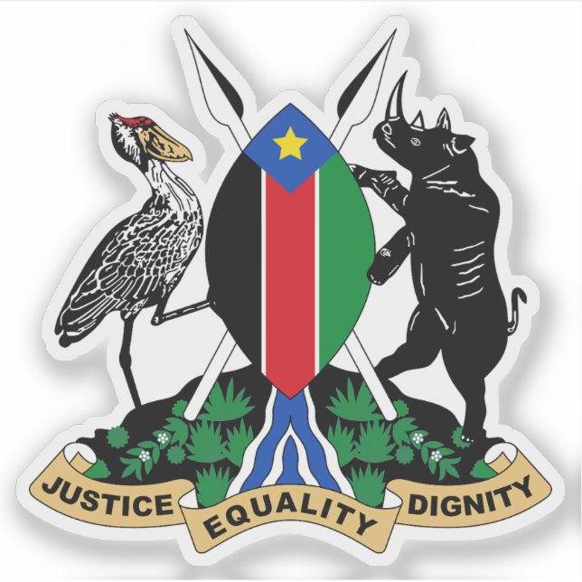 Unofficial coat of arms of South Sudan (2005–2011) (Front)