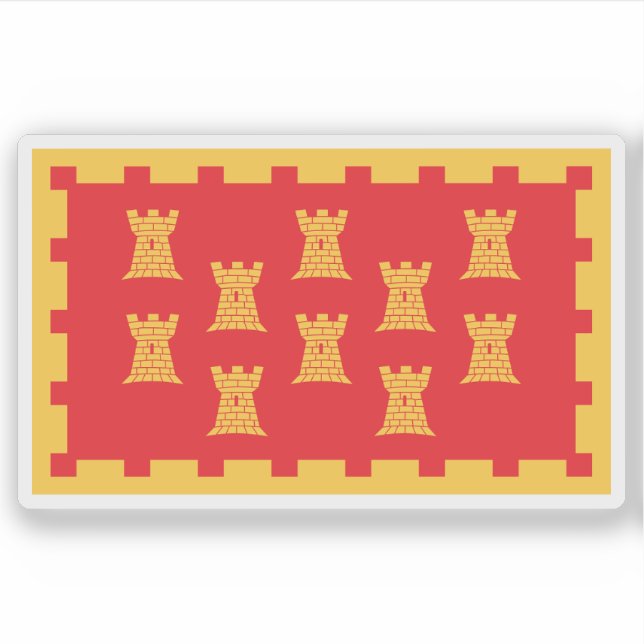 Unofficial flag of Greater Manchester, England (Front)