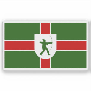 Unofficial flag of Nottinghamshire county, England