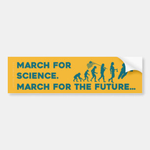 Unofficial March For Science Bumper Sticker