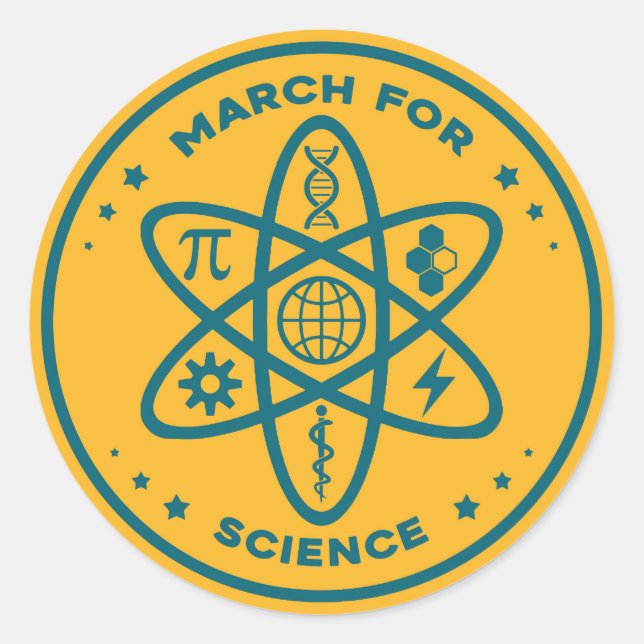 Unofficial March For Science Sticker (Front)