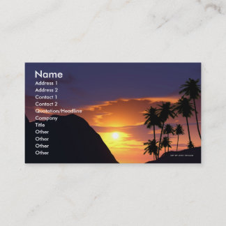 Unordinary Destiny Business Card Template