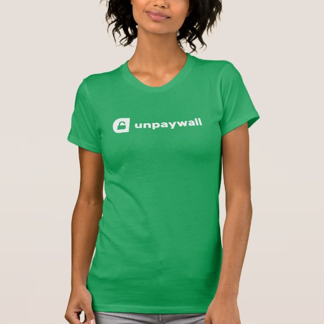 Unpaywall T-shirt (Front)