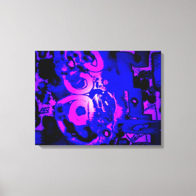 "Unphysical Graffitti: Spooky" Wrapped Canvas (Front)