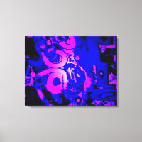 "Unphysical Graffitti: Spooky" Wrapped Canvas