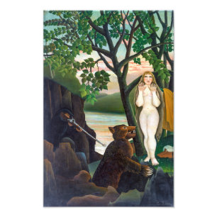 Unpleasant Surprise Henri Rousseau Photo Print