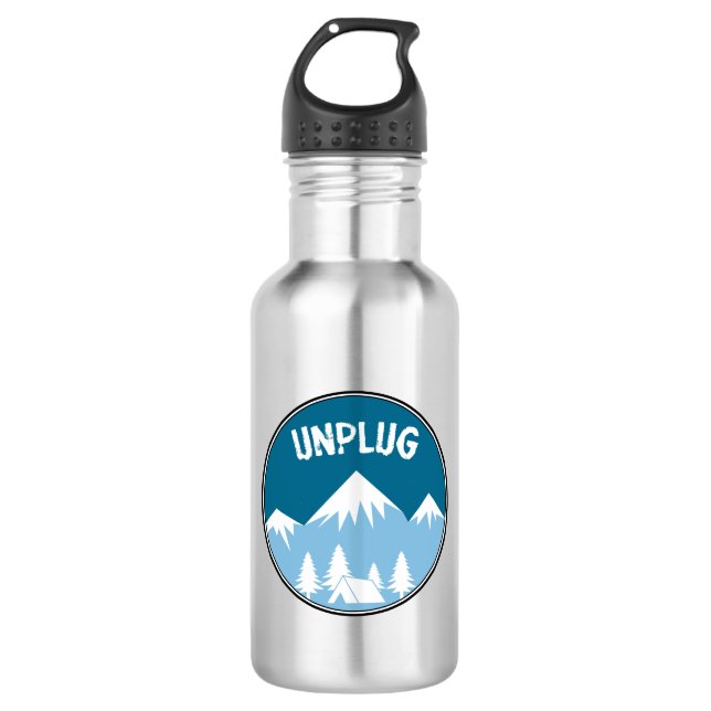 Unplug 532 Ml Water Bottle (Front)