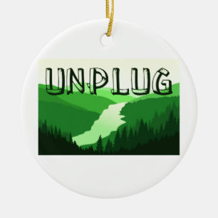 Unplug Ceramic Tree Decoration