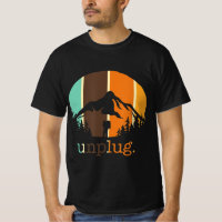 Unplug Hiking Lover Fun Outdoors Hiker Mountain Cl