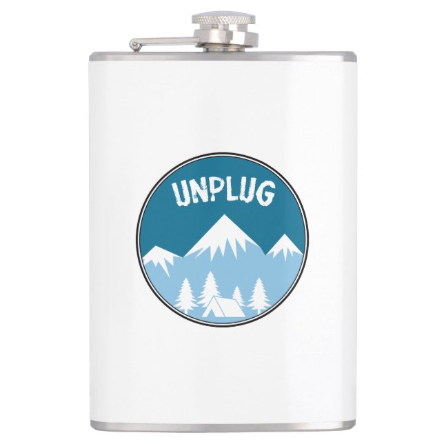 Unplug Hip Flask (Front)