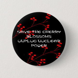 UNPLUG NUCLEAR POWER 6 CM ROUND BADGE