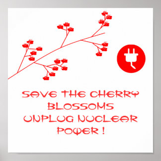 UNPLUG NUCLEAR POWER POSTER