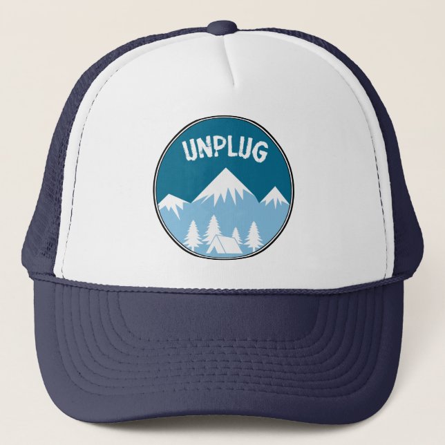 Unplug Trucker Hat (Front)